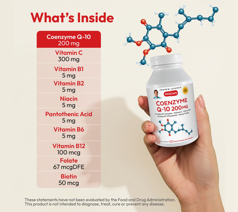 Andrew Lessman CoEnzyme Q10-200 30 Capsules — View 3