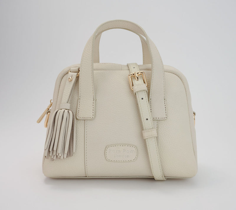 Pom Pom London Leather Bowler Mini Crossbody — View 13