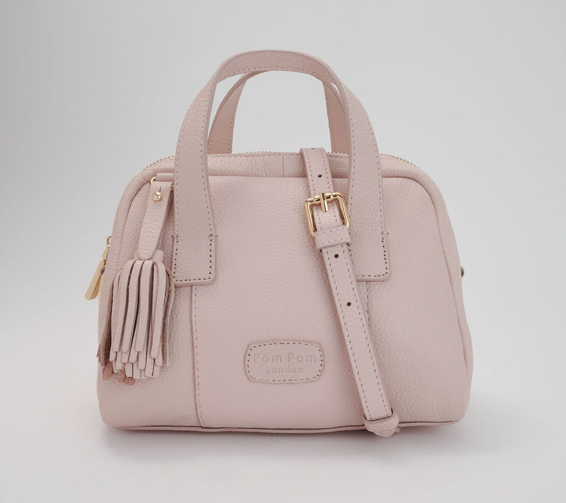 Pom Pom London Leather Bowler Mini Crossbody — View 15