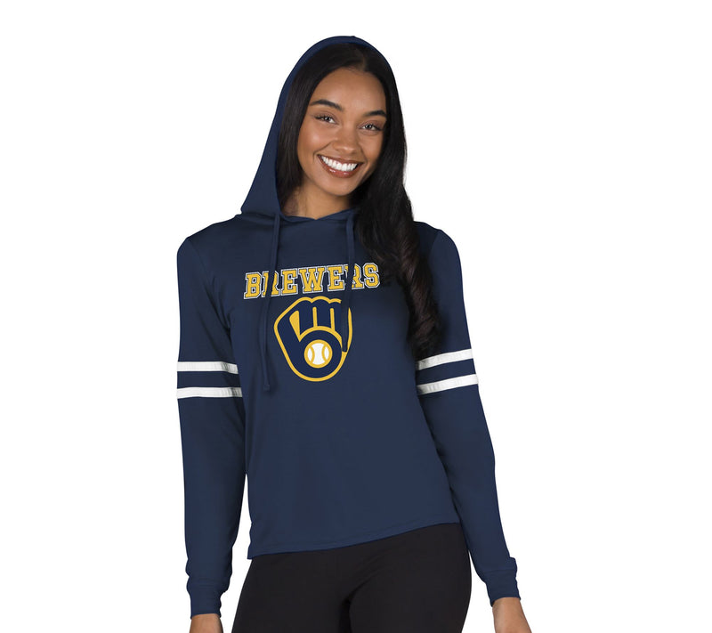 Concepts Sport Ladies Marathon MLB Long SleeveHoodie — View 55