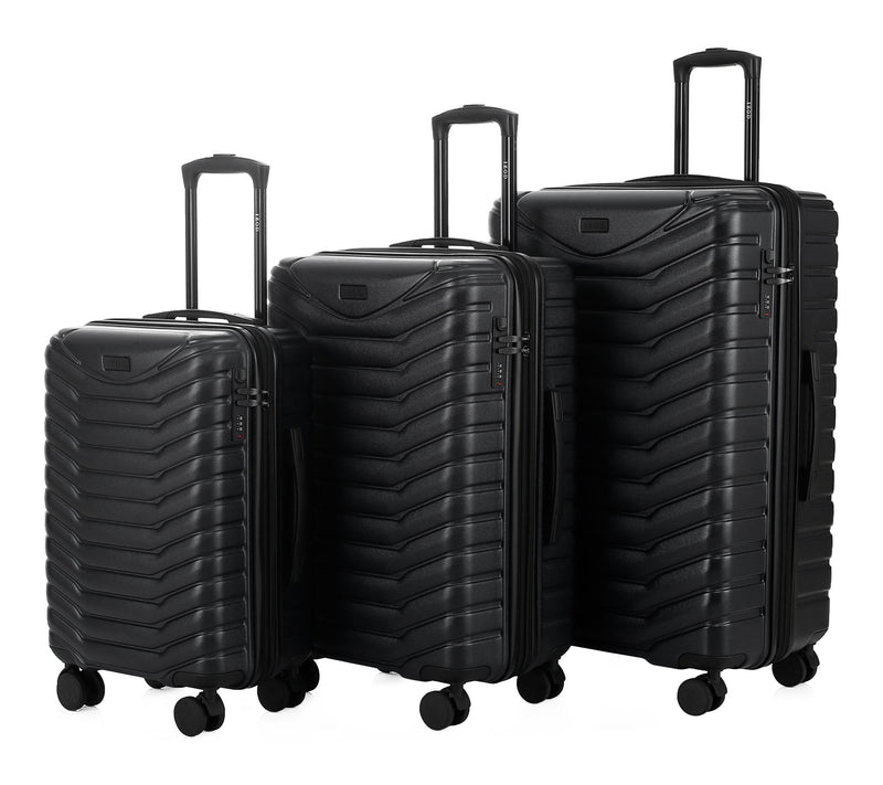 IZOD Phantom Lightweight Expandable ABS 3 Piece Luggage Set — View 3