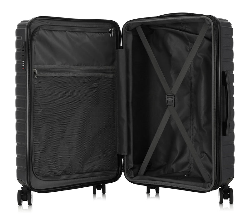 IZOD Phantom Lightweight Expandable ABS 3 Piece Luggage Set — View 7