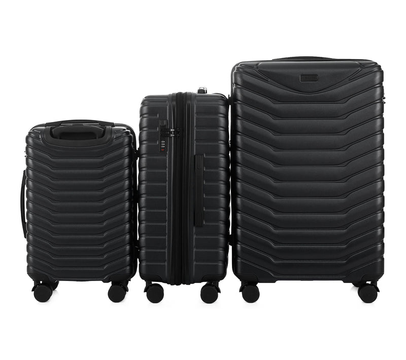 IZOD Phantom Lightweight Expandable ABS 3 Piece Luggage Set — View 5