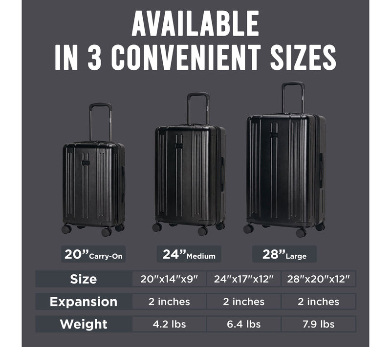IZOD ISLA Lightweight ABS 3-Piece Luggage Set — View 5