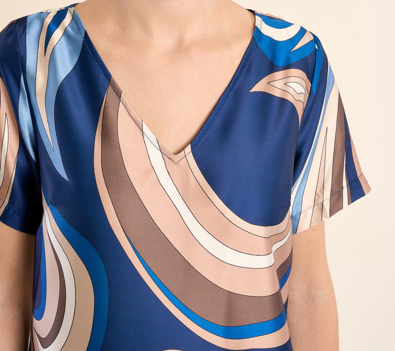 Molly Bracken Abstract Print Dress — View 4
