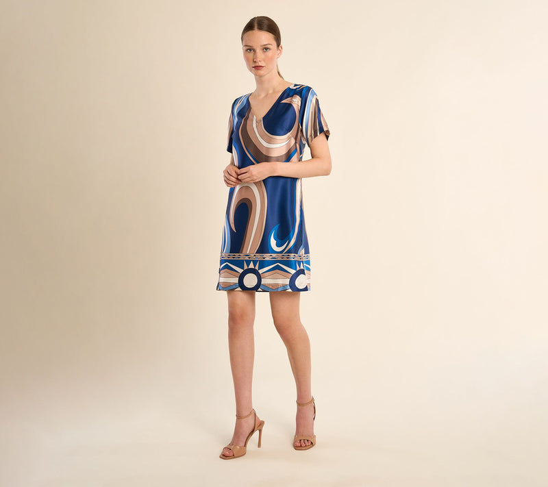 Molly Bracken Abstract Print Dress — View 3