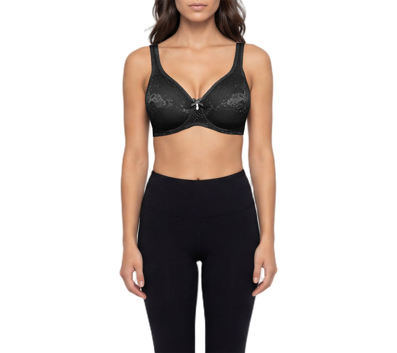 Lunaire Victoria Lace Full Coverage Underwire Bra — View 4