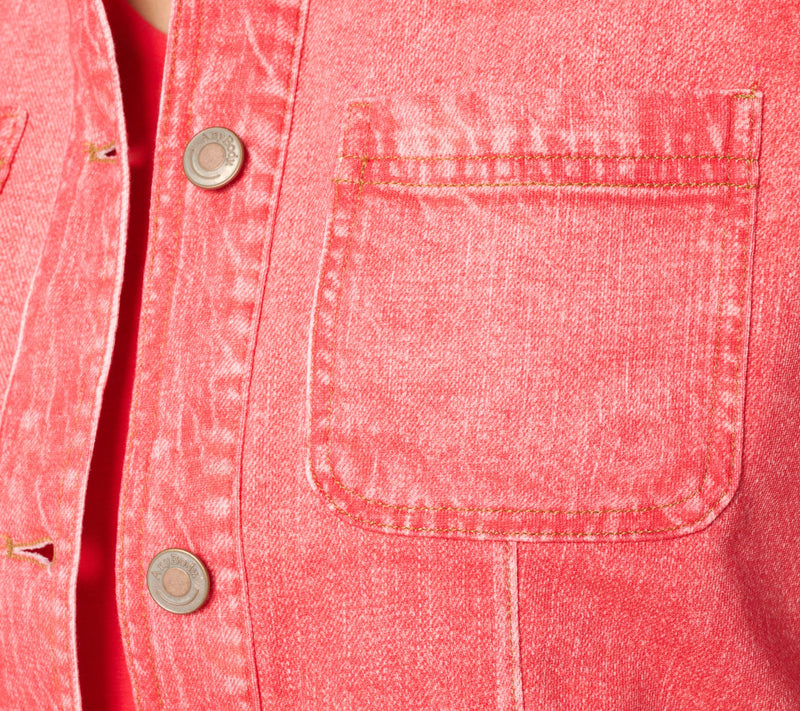 AnyBody Denim Effect Short Sleeve Jacket — View 8