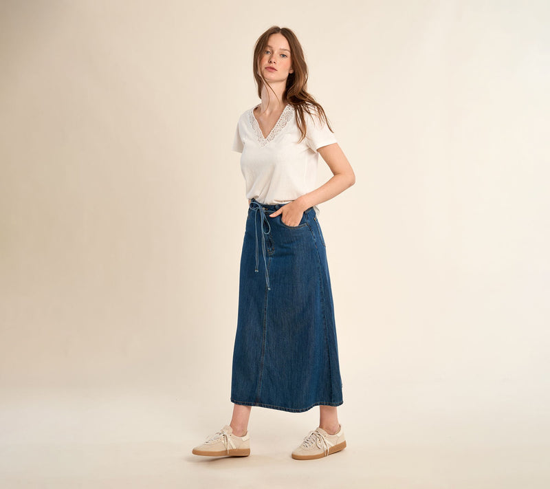 Molly Bracken Denim Skirt — Main view