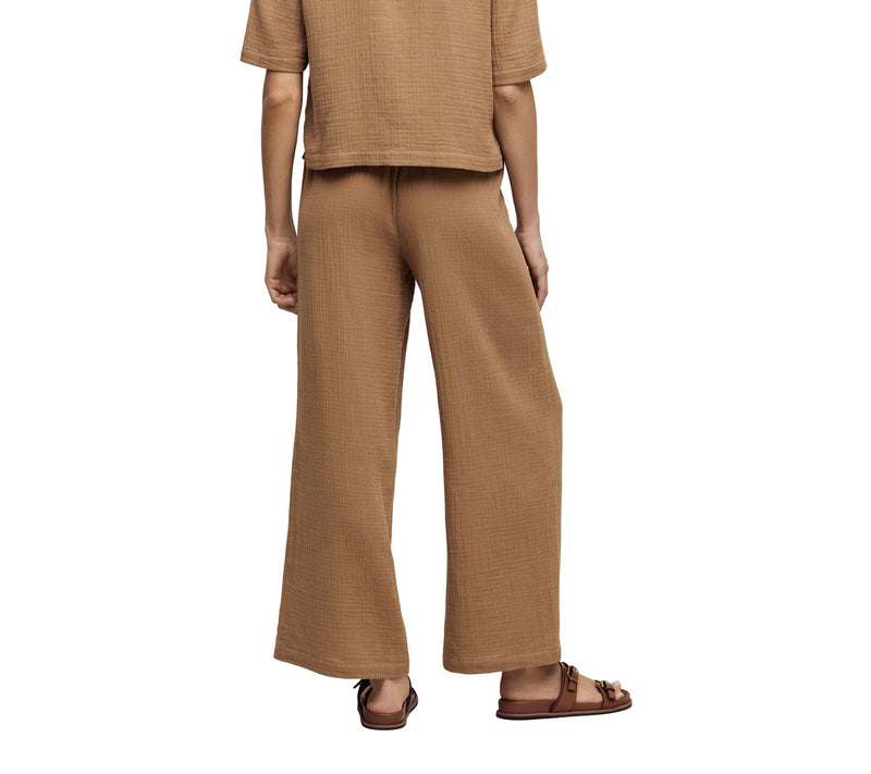 Barefoot Dreams Cotton Gauze Wide Leg Pant — View 3