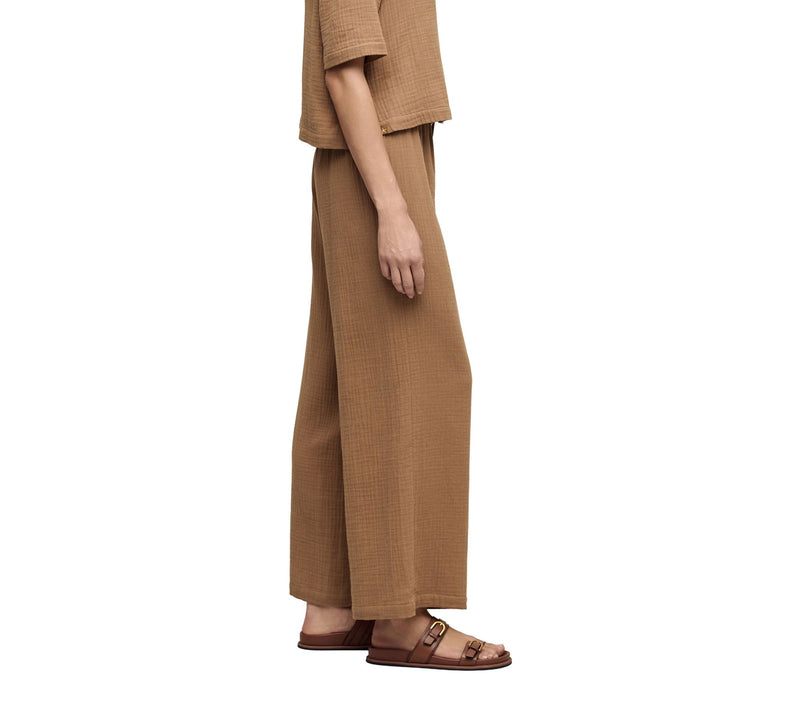 Barefoot Dreams Cotton Gauze Wide Leg Pant — View 2