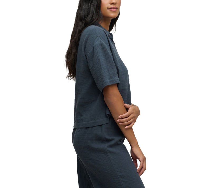 Barefoot Dreams Cotton Gauze Shirt — View 5