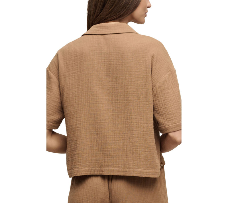 Barefoot Dreams Cotton Gauze Shirt — View 3