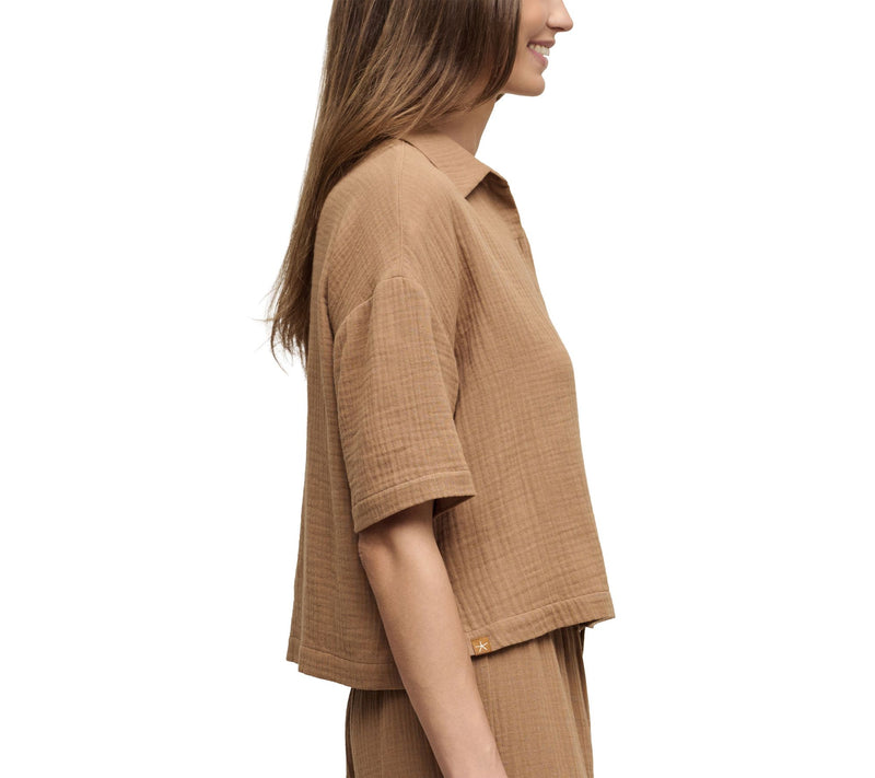 Barefoot Dreams Cotton Gauze Shirt — View 2