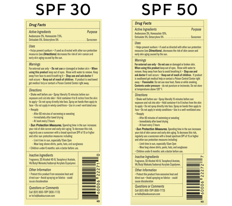 Bask Non-Aerosol Sunscreen Spray — View 7