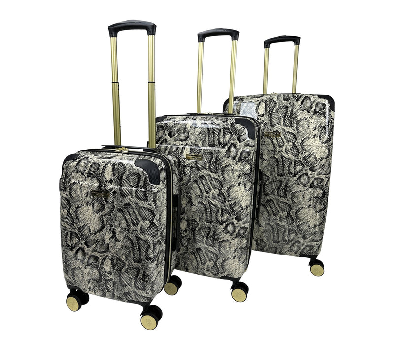 Jenni Chan Python 3-Piece Hardside Spinner Set — Main view