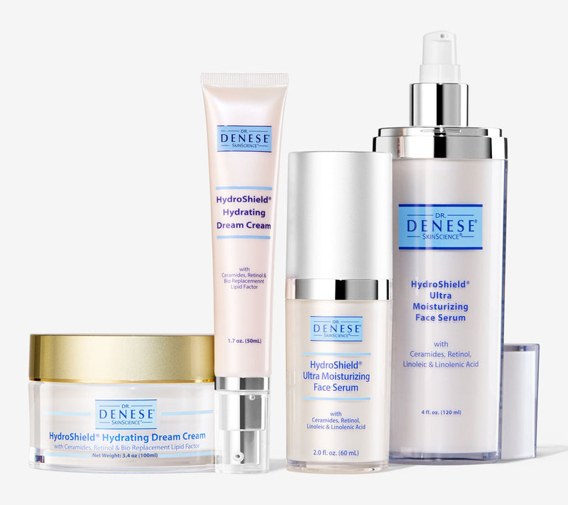 Dr.Denese HydroShield Serum & Dream Cream 4pc Home & Away Set — Main view