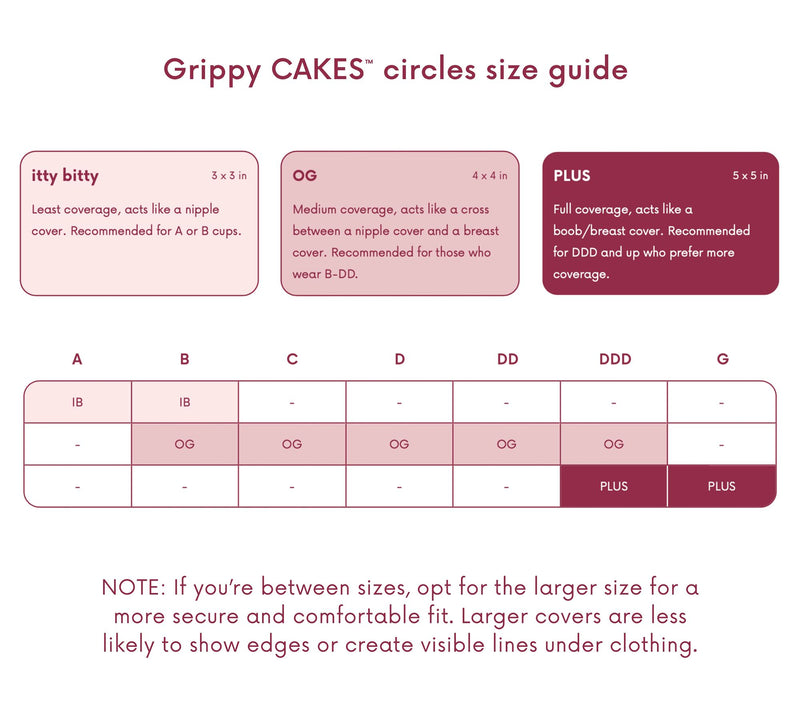 CAKES Body Non-Adhesive Grippy Silicone Nipple Cover Sets — View 3