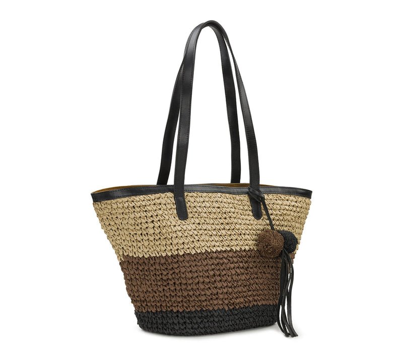 Patricia Nash Marconia Tote with Pom Pom - Specialty Woven — View 3