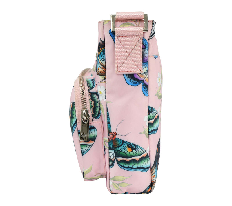 Anuschka Wanderlust Luxe Fabric Crossbody Bag — View 4
