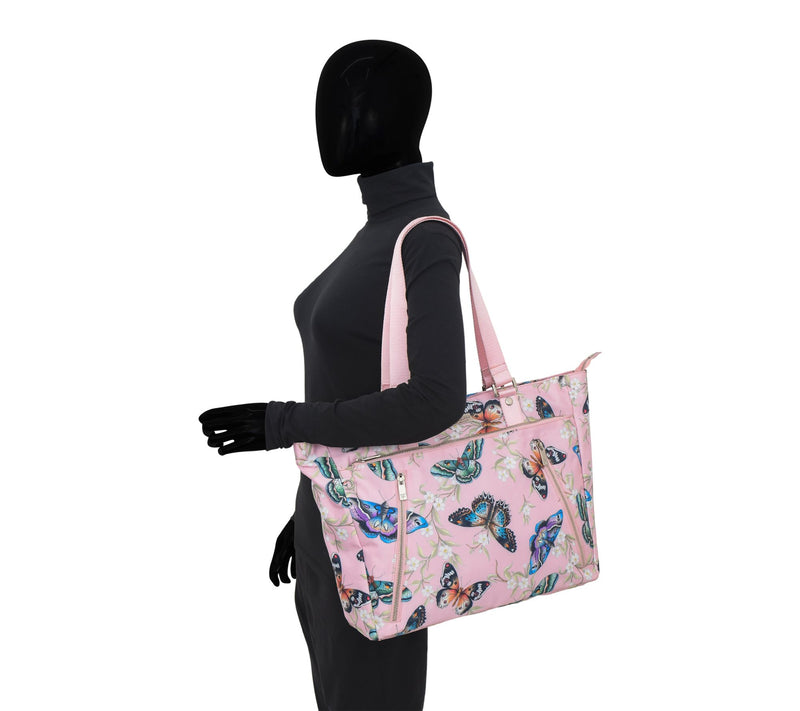 Anuschka Wanderlust Luxe Fabric Tote — View 6