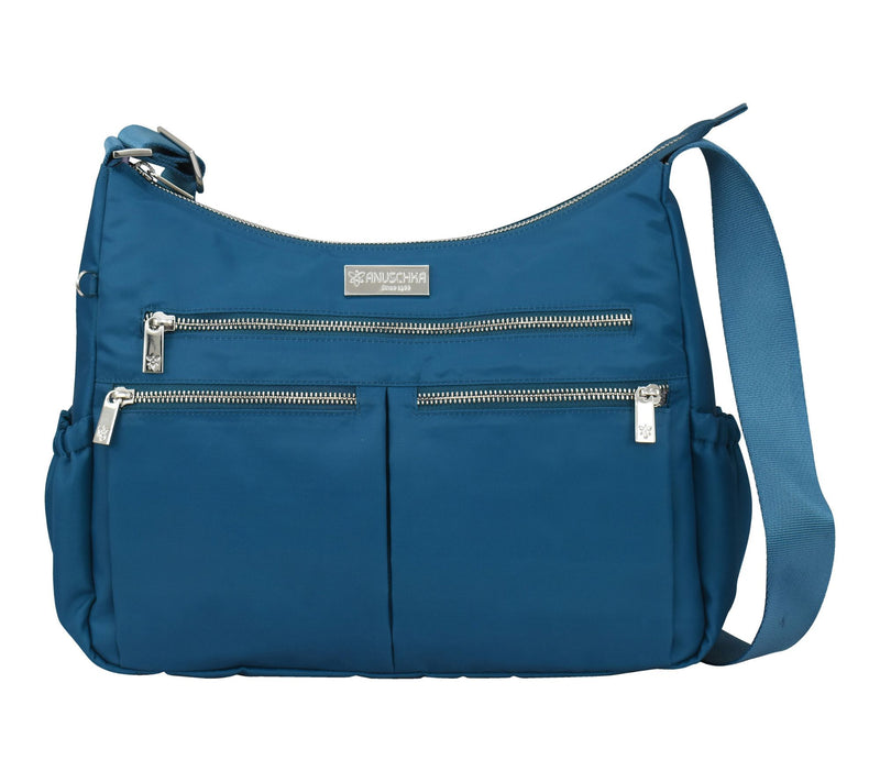 Anuschka Wanderlust Luxe Fabric Crossbody Hobo — View 13