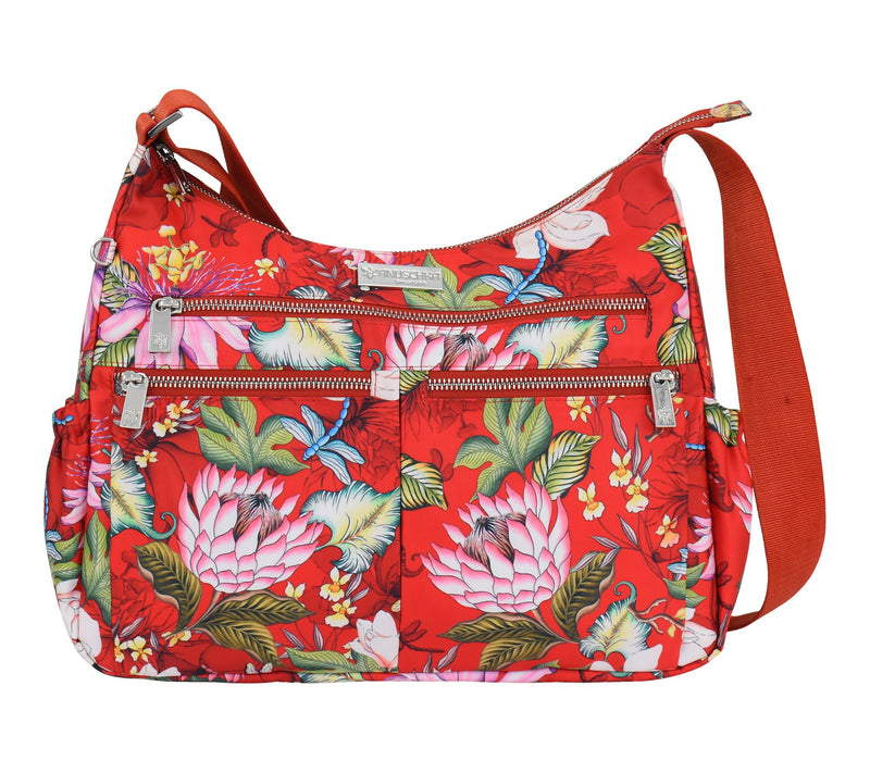 Anuschka Wanderlust Luxe Fabric Crossbody Hobo — View 14