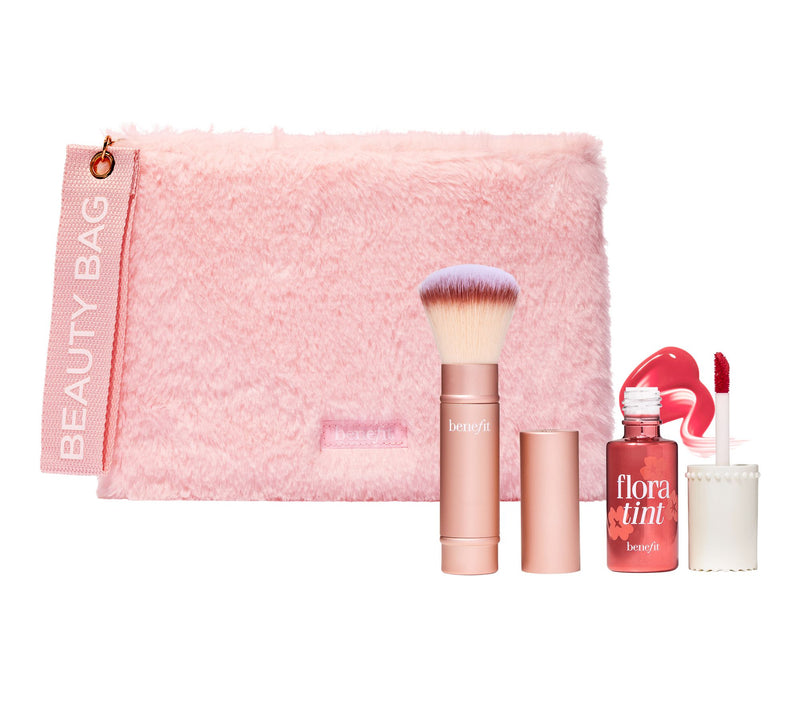 Benefit Cosmetics Flora Tint & Brush Set w/ Bag — Main view