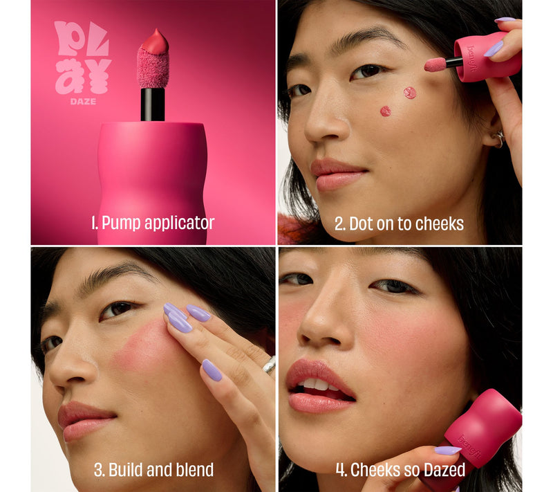 Benefit Cosmetics Play Daze Liquid Blush & Beauty Blender Duo — View 3
