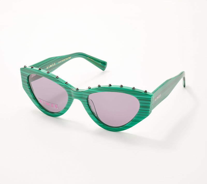 Aimee Kestenberg Curate Stud Cateye Sunglasses — View 12