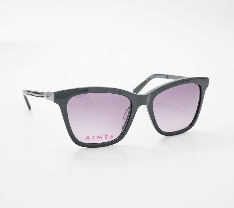 Aimee Kestenberg Zipper Up Square Sunglasses — View 20