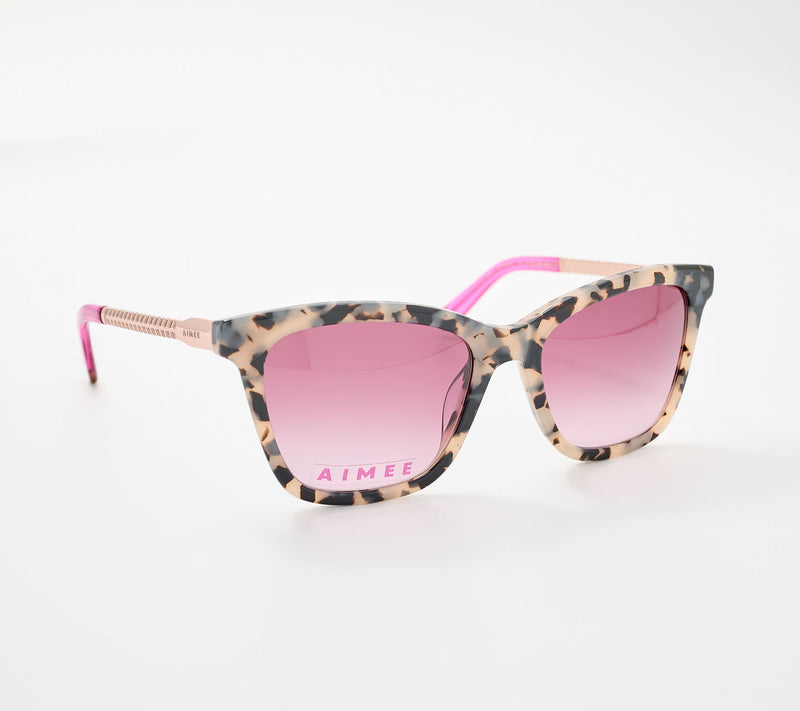 Aimee Kestenberg Zipper Up Square Sunglasses — View 24