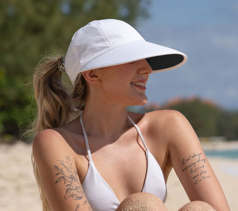 PONYFLO Ponytail Sunblocker Cap with UPF 50+ Protection — View 21