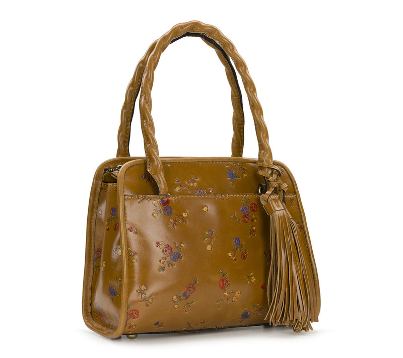 Patricia Nash Paris Satchel - Fleur de Jardin Embossed — View 3