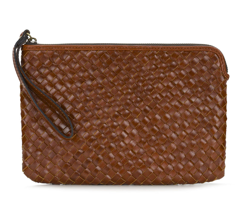 Patricia Nash Leisha Wristlet - Hand Stained Woven — View 5