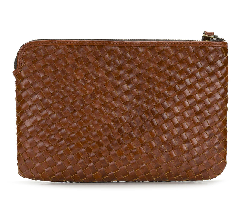Patricia Nash Leisha Wristlet - Hand Stained Woven — View 2