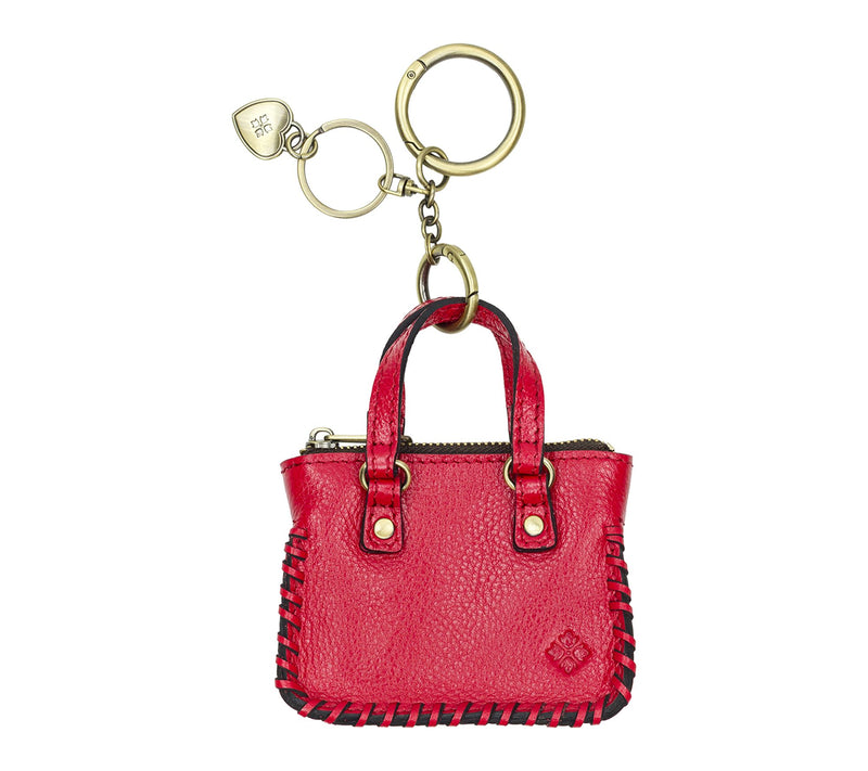 Patricia Nash Micro Brenna Bag Charm - Rugged Natural Grain — Main view