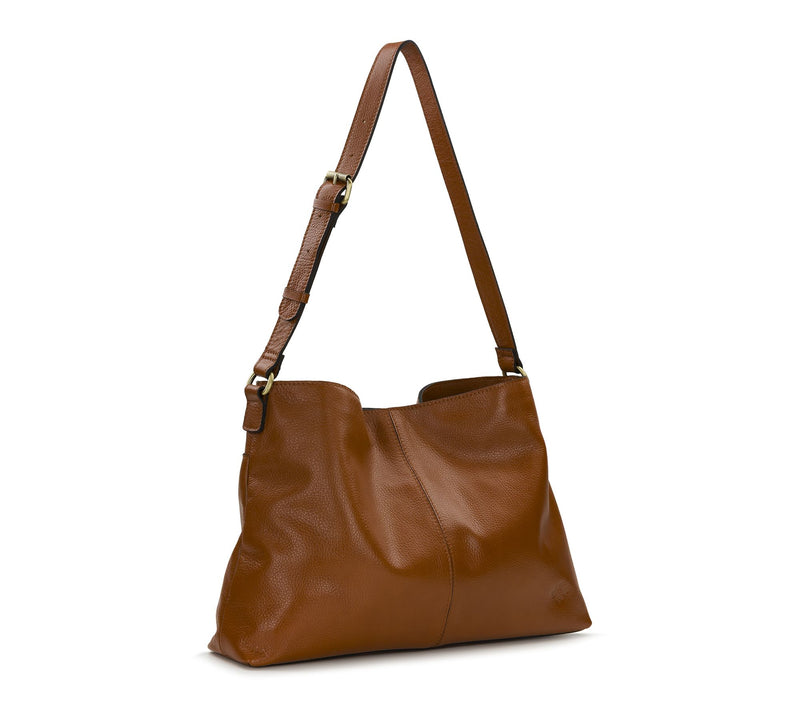 Patricia Nash Liora Slouchy Tote - Rugged Natural Grain — View 5
