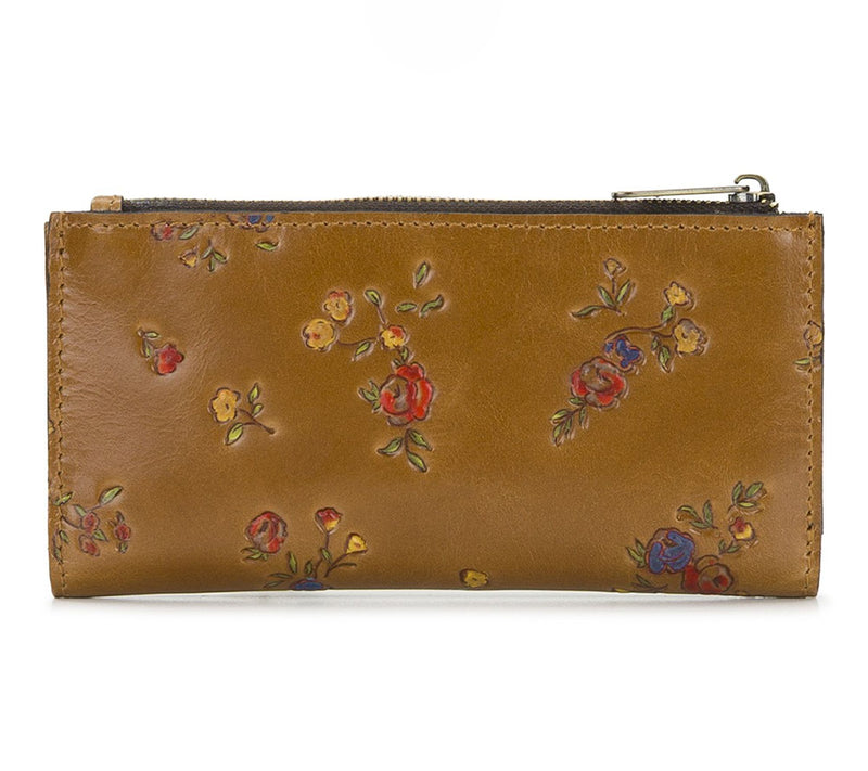 Patricia Nash Nazari Wallet - Fleur de Jardin Embossed — View 2