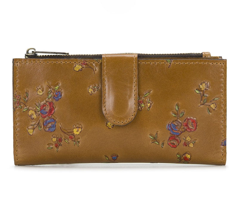 Patricia Nash Nazari Wallet - Fleur de Jardin Embossed — Main view