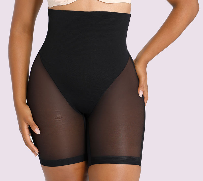 Shapellx AirSlim Mesh Smooth Butt-Lifting Shorts — View 13