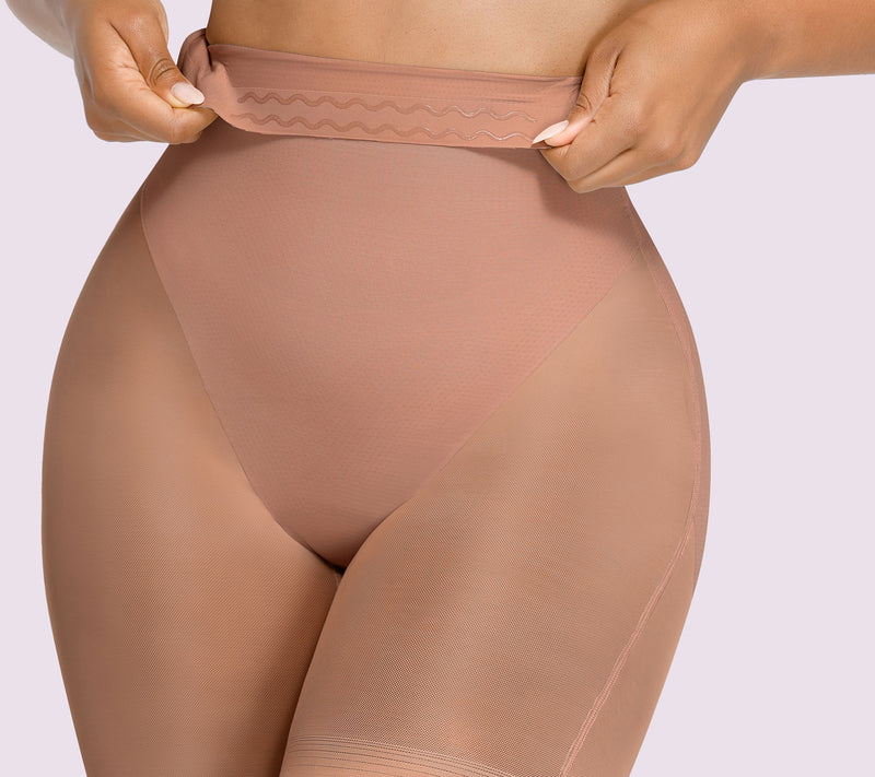 Shapellx AirSlim Mesh Smooth Butt-Lifting Shorts — View 14
