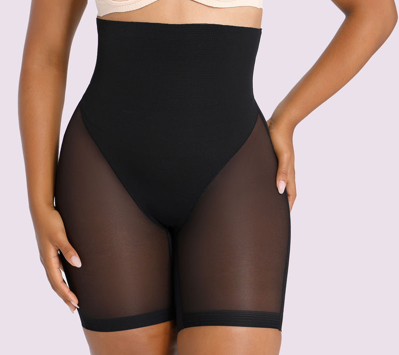 Shapellx AirSlim Mesh Smooth Butt-Lifting Shorts — Main view