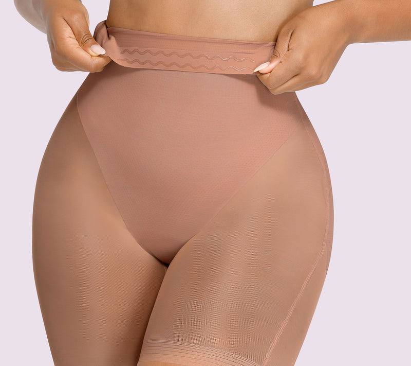Shapellx AirSlim Mesh Smooth Butt-Lifting Shorts — View 6