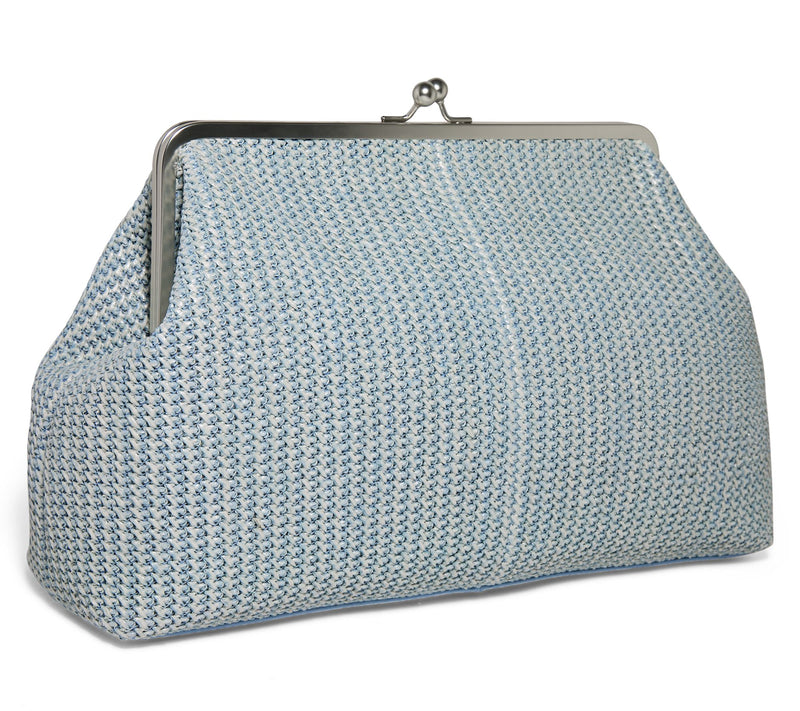 American Leather Co. Grace Frame Leather Kisslock Clutch — View 16