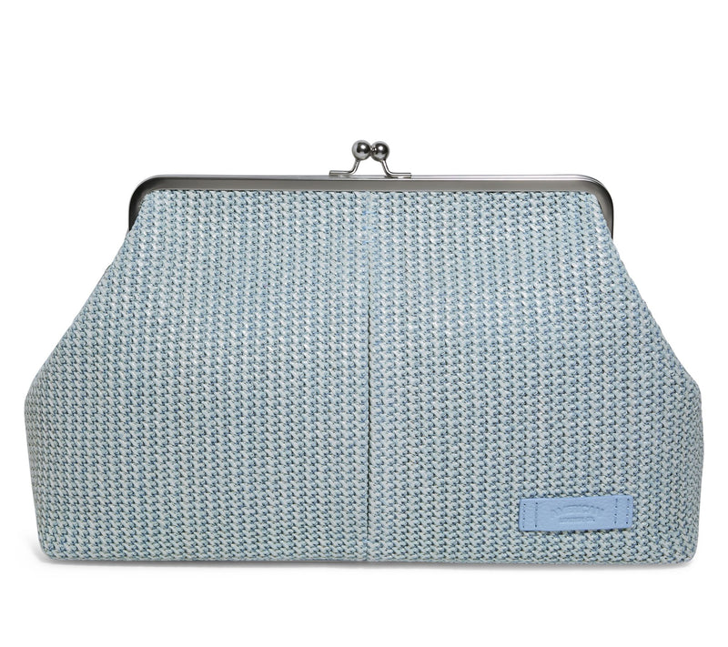 American Leather Co. Grace Frame Leather Kisslock Clutch — Main view