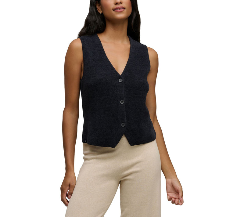Barefoot Dreams CozyChic Ultra Lite Button Front Vest — View 10