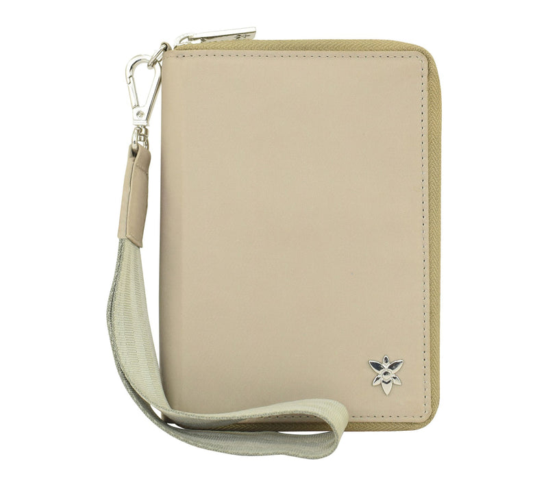 Anuschka Wanderlust Luxe Fabric Passport Organizer Wristlet — View 6