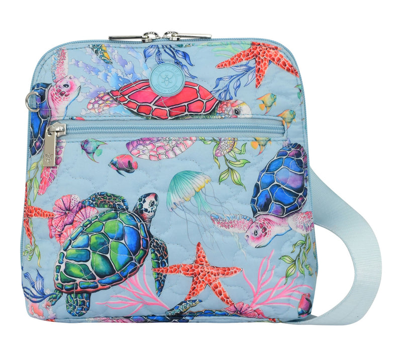 Anuschka Wanderlust Quilted Fabric Crossbody — View 13