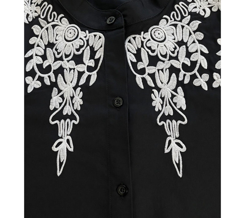 Nikki Lund Veronique Embroidered Blouse — View 10